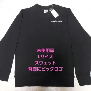 PlayStation 트레이닝복 L 사이즈 블랙 뒷면에 빅 로고