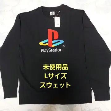 PlayStation L 사이즈 맨투맨 블랙