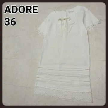어도어 린넨 원피스 36 ADORE
