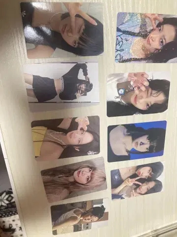 LE SSERAFIM 운채 트레이딩 카드 9장 세트