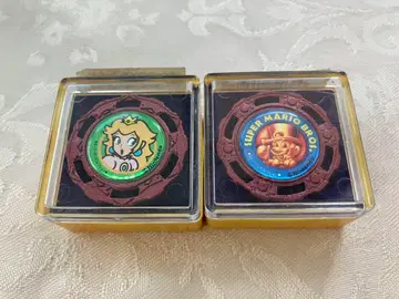 반다이 캐릭터 배지 베이고마 마리오 컬렉션 피치 공주 2개