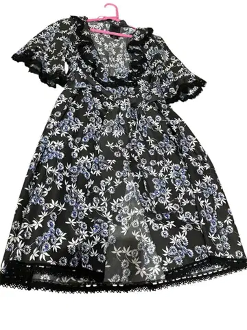 USA ANNA SUI 반팔 원피스 드레스 4