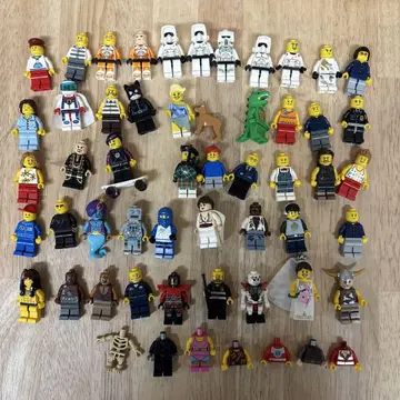 LEGO 미니 피규어 세트 약 50개 미니 피규어