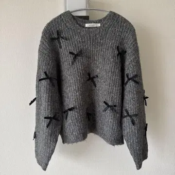moussy REBBON FANCY KNIT 상의
