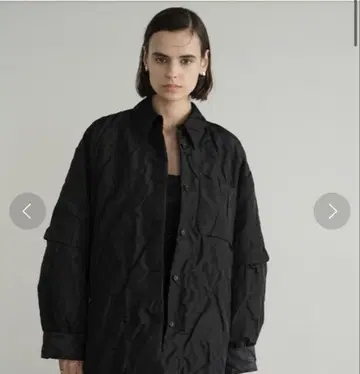 CLANE : PADDED CRUMPLY SHIRT JACKET