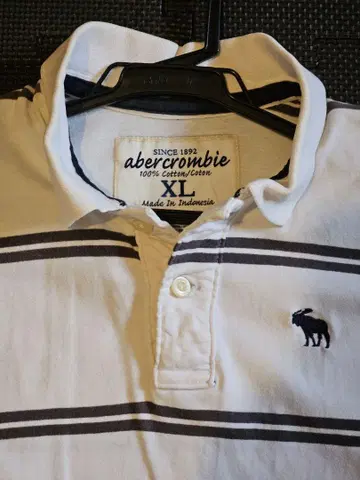 abercrombie 스트라이프 피케 셔츠 XL