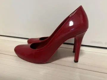 다이애나 펌프스 빨간색 23cm