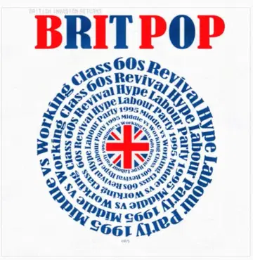 [레어] BRIT POP 로고T셔츠 M사이즈 시험 제작품 오아시스 블러