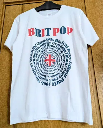 [레어] BRIT POP 로고T셔츠 M사이즈 시험 제작품 오아시스 블러