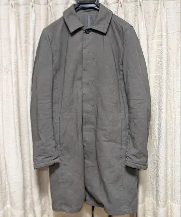 카즈유키 쿠마가이 어태치먼트 스텐카라 코트 그레이 사이즈 1