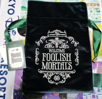 [ 새상품 ] 디즈니 호른티드 맨션 주머니 디즈니 쇼핑백 포함