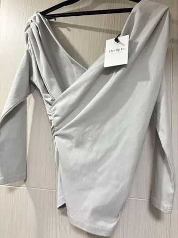 Asymmetric Cotton-blend Jersey Top