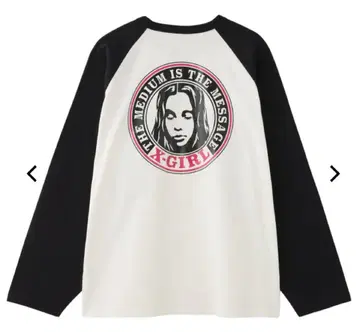 새상품 엑스걸 X-girl LOGO FACE BIG TEE XG
