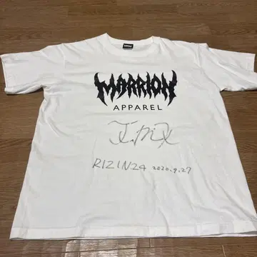 MARRION APPAREL 마리오 어패럴 블랙 T셔츠 L 사이즈