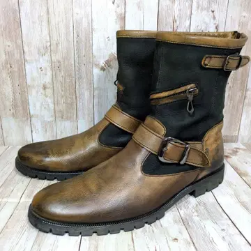 [ SCHLUSSEL ] 엔지니어 부츠 절개 지퍼 26cm 상당