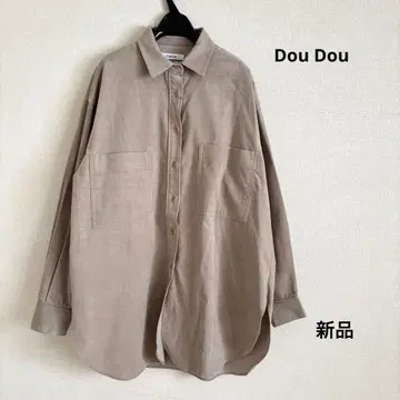 새상품 DouDou 드두 코듀로이 오버 사이즈 셔츠