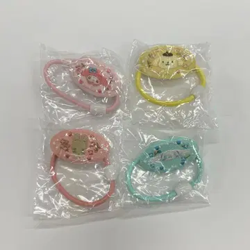 산리오 자수 머리끈