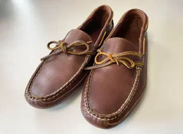 90s L.L.bean 더블 모카신 가죽 로퍼