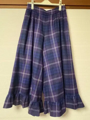 Tartan check drawers pants
