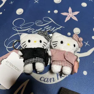 로리즈팜 키티 토이 키링 봉제 인형 참