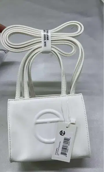 텔파 스몰 쇼핑백 화이트