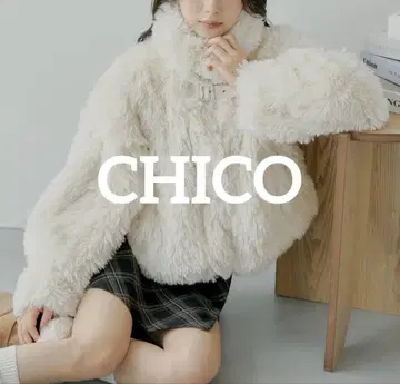 CHICO 푸들 코트 아이보리