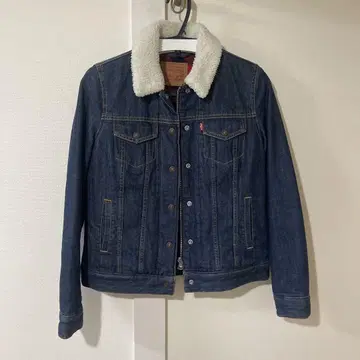 LEVI'S 보아 옷깃 데님 자켓 XS