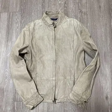 MACPHEE 베이지 가죽 자켓