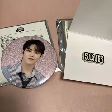 SEVENTEEN HOLIDAY 캔뱃지 핀즈 S.COUPS 에스쿱스