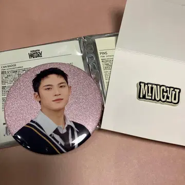 SEVENTEEN HOLIDAY 캔뱃지 핀즈 MINGYU 민규