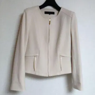 노카라 자켓 베이지 36