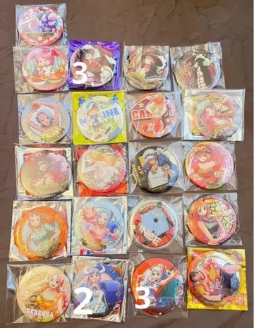 ONEPIECE 하야 캔뱃지 묶음 판매 로우 외