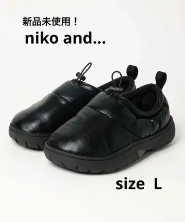 niko and - 니코앤드 니코모코목 신발 블랙 L 사이즈