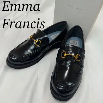 I937 새상품급 24.0cm 에마 프란시스 로퍼 블랙 여성용