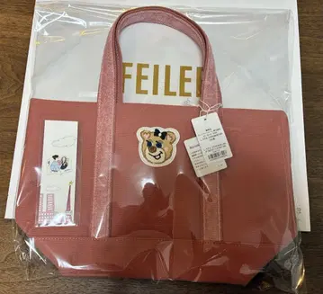 페이러 올드 테디 와펜 토트백 핑크 소 미개봉 새상품