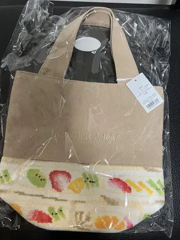 LOVERARY 후르츠 패턴 토트백