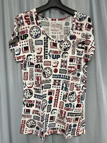 Hysteric Glamour 그래픽 반팔 T셔츠