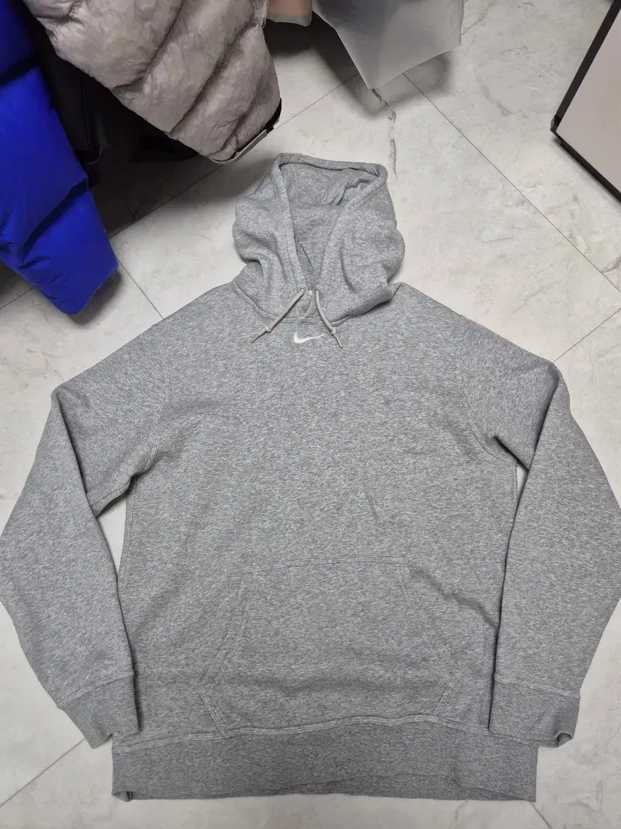 Nike Club Swoosh Hoodie Grey L