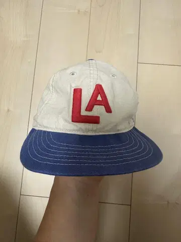 LA 로고 자수 야구 모자