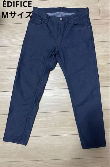 EDIFICE 다크 블루 데님 남성용 청바지 M 사이즈