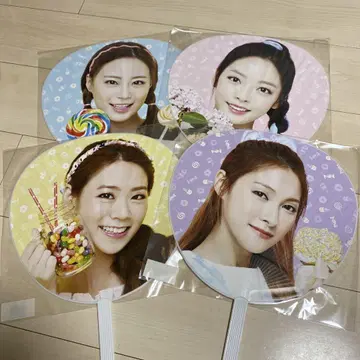 K-POP 부채 4장 세트