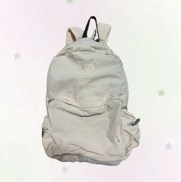 Amiment 나일론 컬러 백팩 백팩 핑크