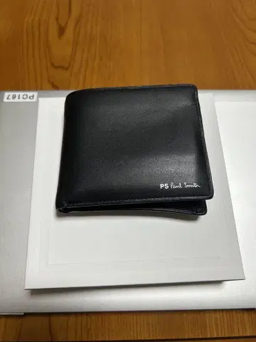 폴 스미스 블랙 이단 접이식 지갑