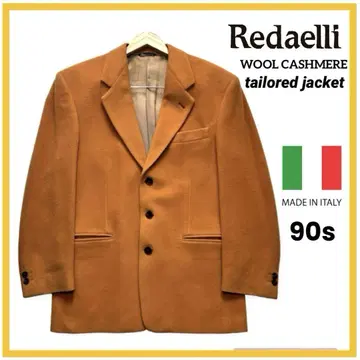 [ 이탈리아제 ] 90s 레다엘리 캐시미어 혼방 울 테일러드 자켓 카멜