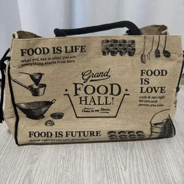 GRAND FOOD HALL 에코백 베이지