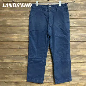 [랜즈 엔드] Lands' End 네이비 치노 팬츠 캐주얼 L