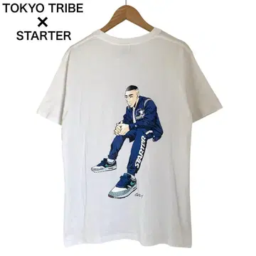 스타터 TOKYO TRIBE 영화 T셔츠 캐릭터 프린트 반팔