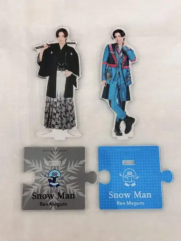 SnowMan 메구로 렌 아크릴 스탠드 2개 세트