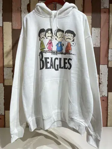 GILDAN BEAGLES 후디 화이트 L