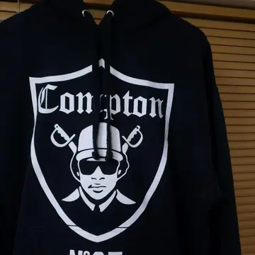 COMPTON x EAZY-E x RAIDERS 후디 USA 블랙